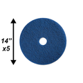 PPC 14" Blue Cleaning Pad 5/CS