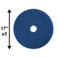 PPC 17" Blue Cleaning Pad 5/CS