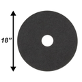 PPC 18" Black Stripping Pad EA