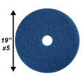PPC 19" Blue Cleaning Pad 5/CS