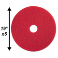PPC 19" Red Buffing Pad 5/CS