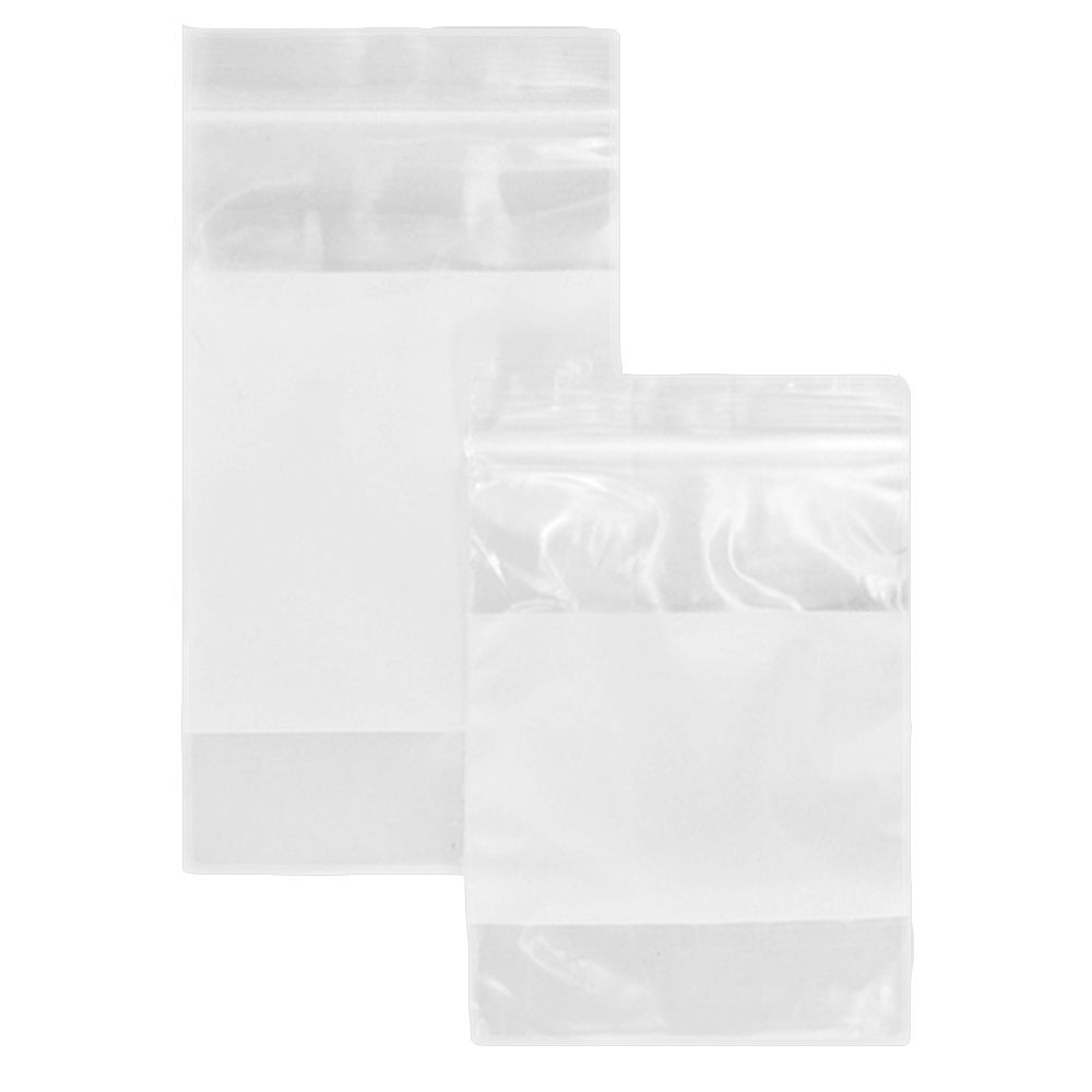4x6 White Block Reclosable Bags 2.mil 1000/CS
