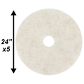 PPC 24" Natural Poly Blend Burnishing pad 5/cs