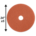 PPC 24" Peach Burnishing pad 5/cs