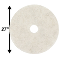 PPC 27" Natural Poly Blend Heavy Burnishing Pad EACH