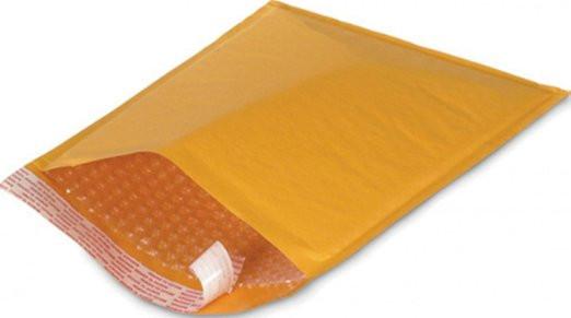 #00 Kraft Bubble Mailer  5" x 10" 250/CS