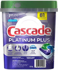 Cascade Platinum Dishwasing Cubes 81/PK
