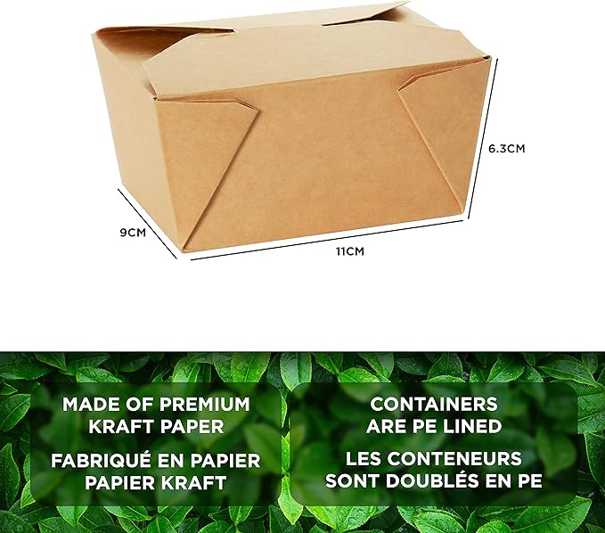 Kraft PE Box #1 (11 X 9 X 6.3CM) 300/CS