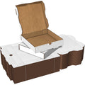 15x21x2 White Party Pizza Box - 50/PK