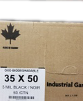 35x50 3MIL BLACK Contractor Bag 75/CS