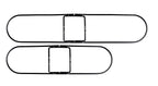M2 24" Clip-on Dustmop Frame
