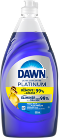 Dawn Ultra Platinum Fresh Rain Scent Dishwashing Liquid 635mL