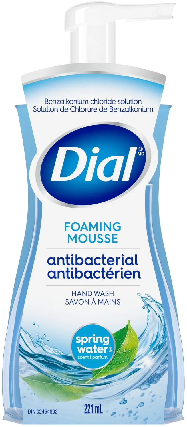 Dial Foaming Antibacterial Spring Water Scent Hand Wash 221mL