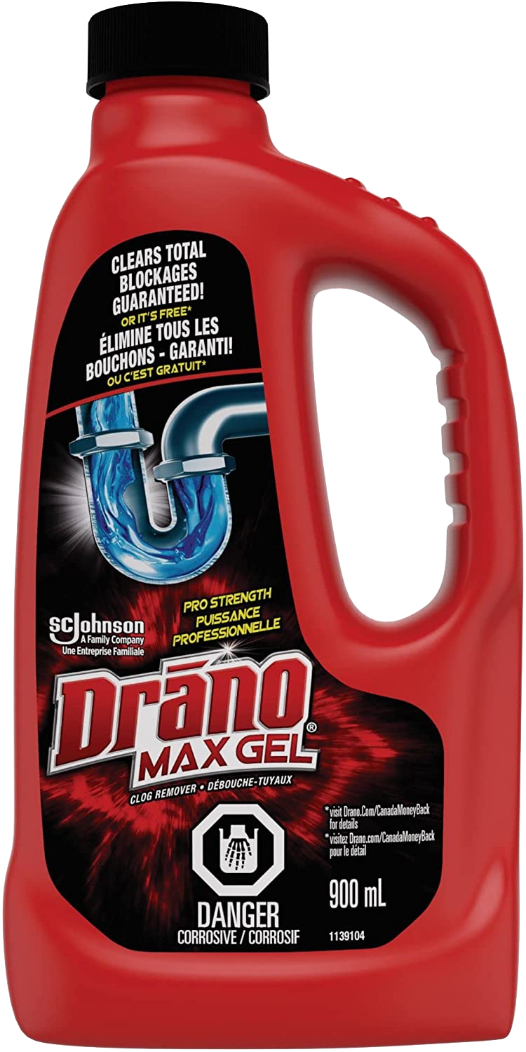 Drano Max Gel Pro Strength Clog Remover 900mL