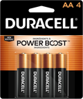 Duracell Coppertop Alkaline Batteries AA 4ct