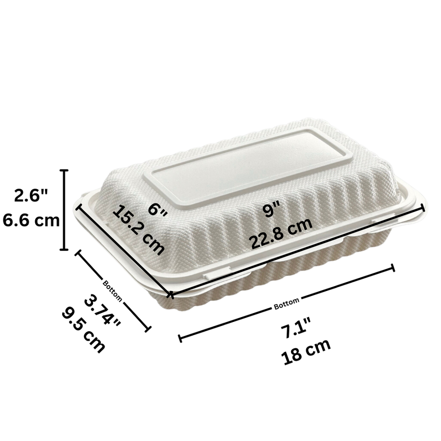 MFPP 9x6x2.5 Hinged Containers 150/CS