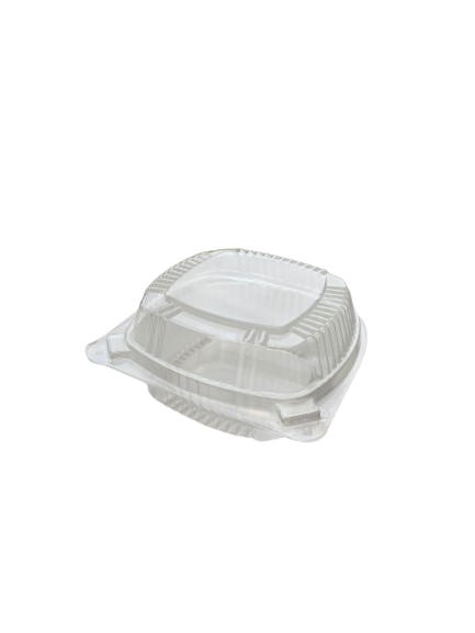 Clear Hinged Container (5.12"x5.12"x2.36") 400/BX