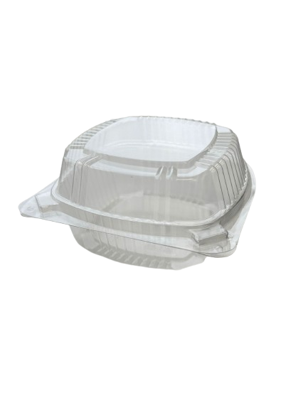 Clear Hinged Container (5.51"x5.51"x2.95") 400/BX