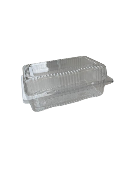 Hinged Pastry Container (8.07"x5.90"x3.35") 400/BX
