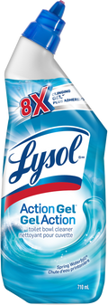 Lysol Action Gel Spring Waterfall Toilet Bowl Cleaner 710mL