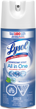 Lysol All In One Spring Waterfall Disinfectant Spray 350g