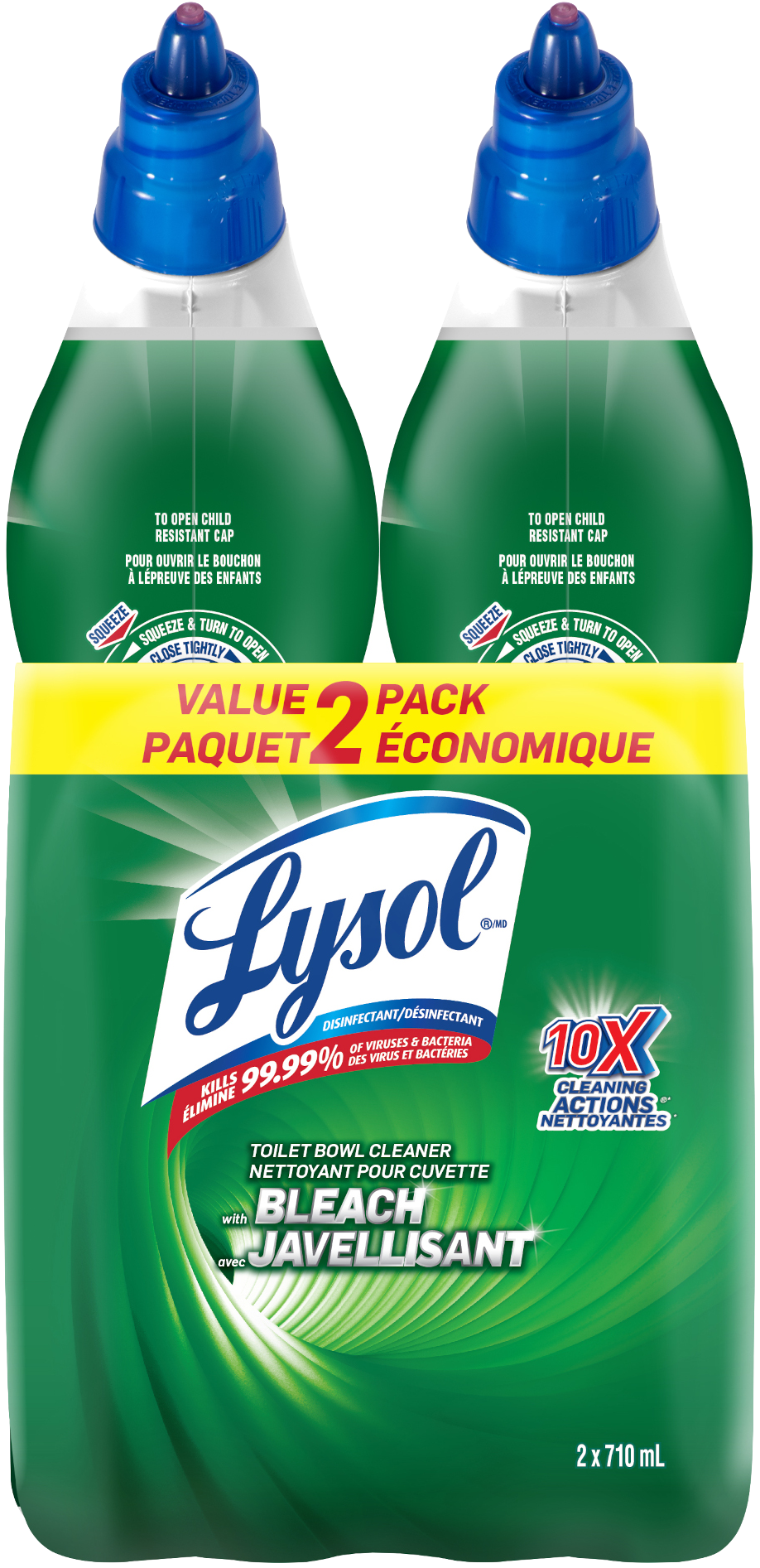 Lysol Action Gel Country Scent Toilet Bowl Cleaner 710ml