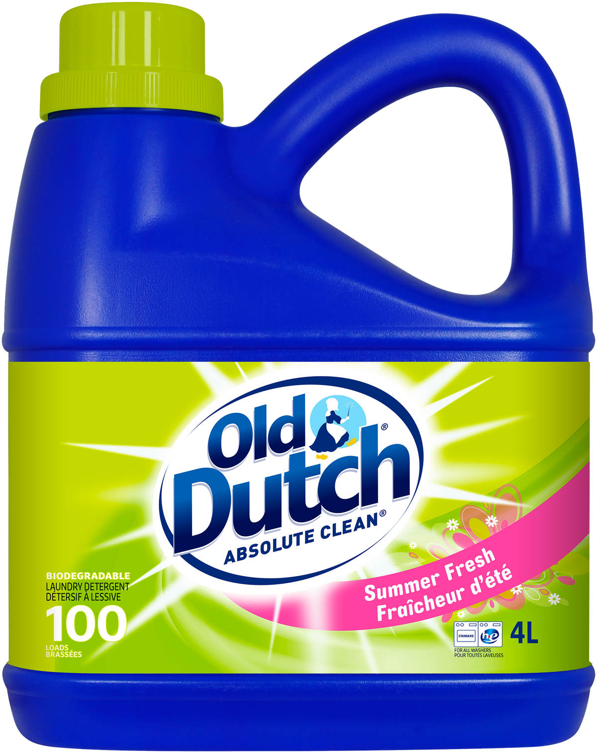 Old Dutch Summer Fresh Laundry Detergent 100 Loads 4L