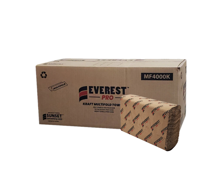 Everest Pro Kraft Multifold 16x250SH 4000/CS