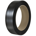 Black Polyester Strapping (PET) 1/2" x.028 x 6500" 16"x6" (407377)