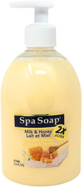 Spa Soap 2x Ultra Milk & Honey Cream Soap 473mL