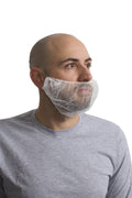 Beard Cover E11608 White 10x100/cs