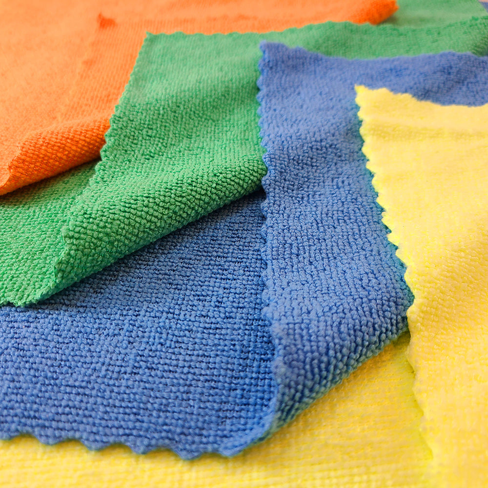 Microfiber Cloth Orange 14x14 10/PK