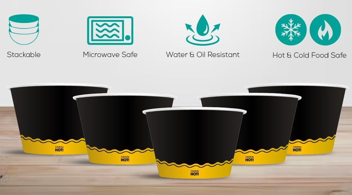 HOT/COLD PAPER BOWLS 500/CS
