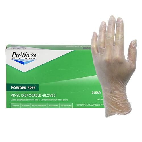Vinyl P-F GLOVES 100/BOX