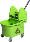 M2 32qt Grizzly Combo Downpress Mop Bucket Green